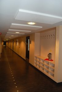 Aktivitetsbygget (her har vi bl.a. også gymsal)